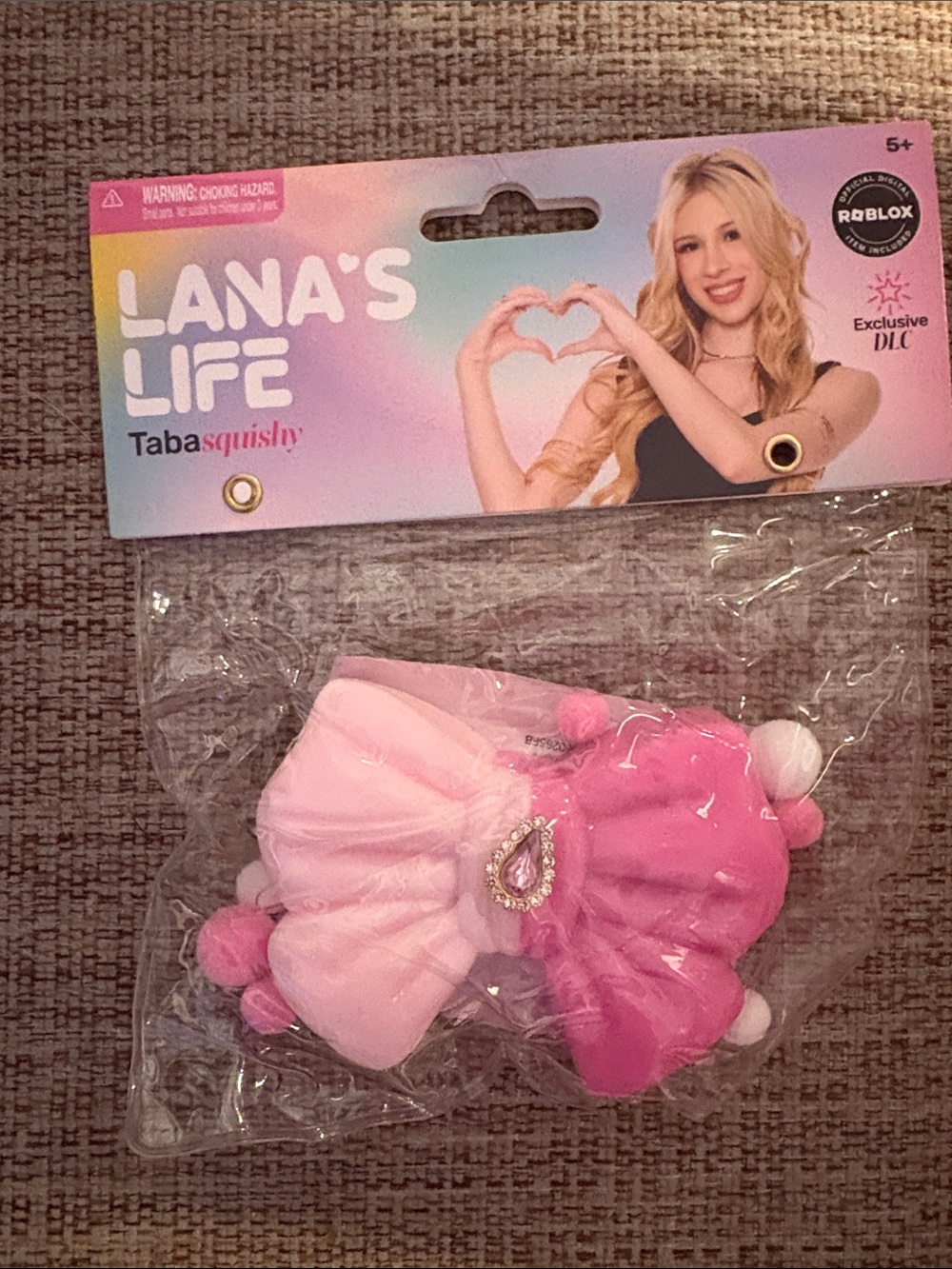 Lana's Life Pink Princess Dress Squishy - TabaSquishy